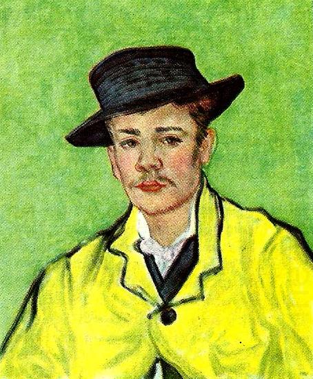 Vincent Van Gogh portratt av armand roulin oil painting picture